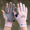 Pink Grip: Luva Feminina Sem Dedos com Proteção UV - SportFishing Brasil